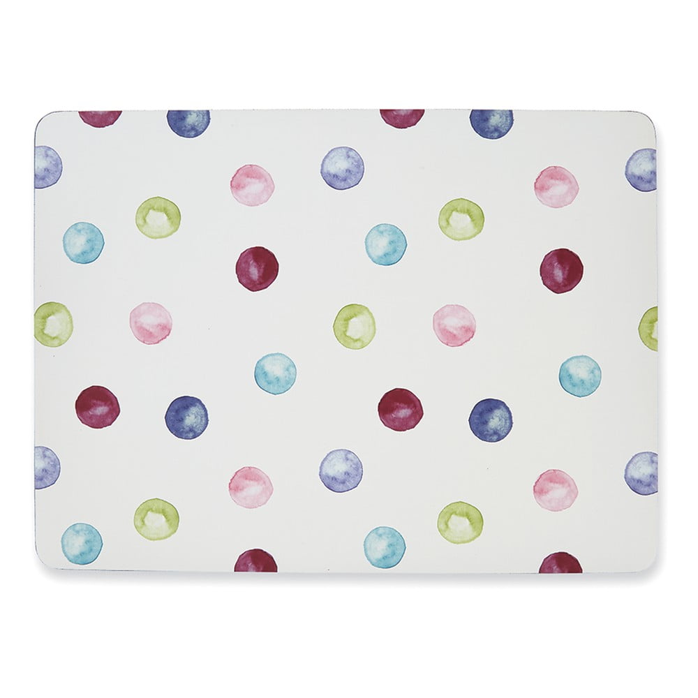 Set 4 suporturi farfurii din plută 21.5x29 cm Spotty Dotty - Cooksmart ® Set 4 suporturi farfurii din plută 21.5x29 cm Spotty Dotty - Cooksmart ®
