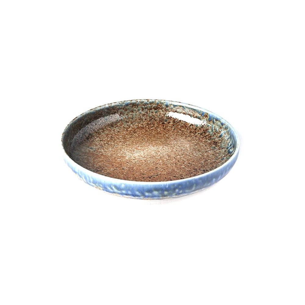 Farfurie din ceramică cu margine înaltă MIJ Earth & Sky, ø 22 cm, bej - albastru Farfurie din ceramică cu margine înaltă MIJ Earth & Sky, ø 22 cm, bej - albastru