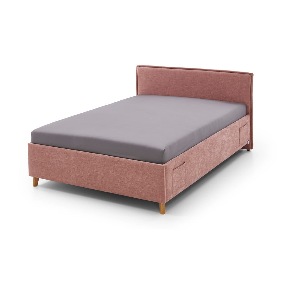 Pat pentru copii roz cu spațiu de depozitare 90x200 cm Fun – Meise Möbel Pat pentru copii roz cu spațiu de depozitare 90x200 cm Fun – Meise Möbel