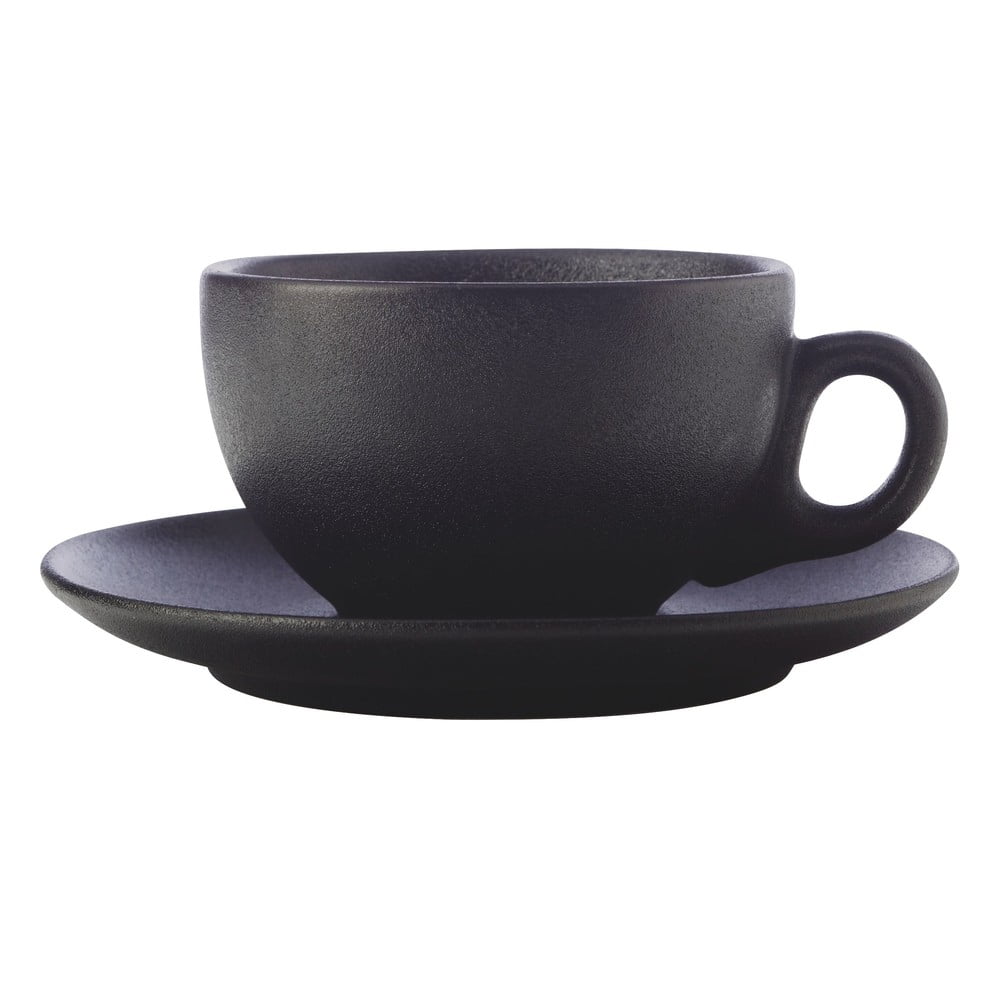 Ceașcă neagră pentru cappuccino din ceramică 250 ml Caviar – Maxwell & Williams Ceașcă neagră pentru cappuccino din ceramică 250 ml Caviar – Maxwell & Williams