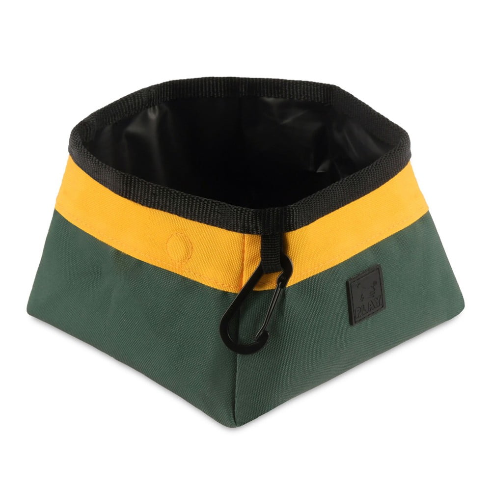 Bol de călătorie pliabil din material textil ø 18 cm Moss – P.L.A.Y. Bol de călătorie pliabil din material textil ø 18 cm Moss – P.L.A.Y.