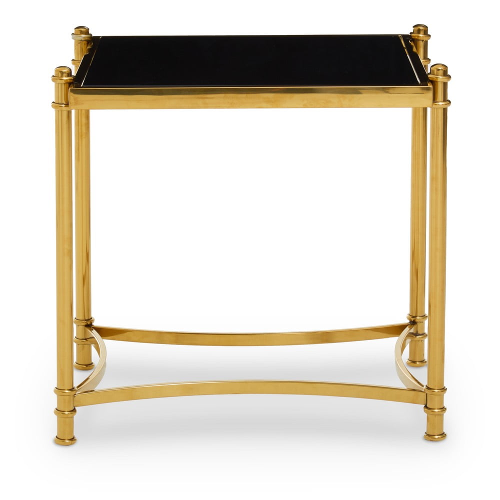 Măsuță auxiliară cu blat din sticlă 50x56 cm Ackley – Premier Housewares Măsuță auxiliară cu blat din sticlă 50x56 cm Ackley – Premier Housewares