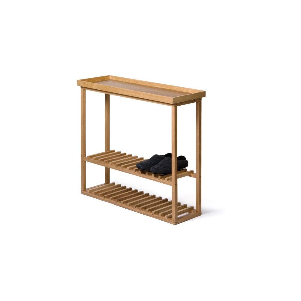 Etajeră încălțăminte/masă auxiliară cu blat natural Wireworks Hello Storage Etajeră încălțăminte/masă auxiliară cu blat natural Wireworks Hello Storage