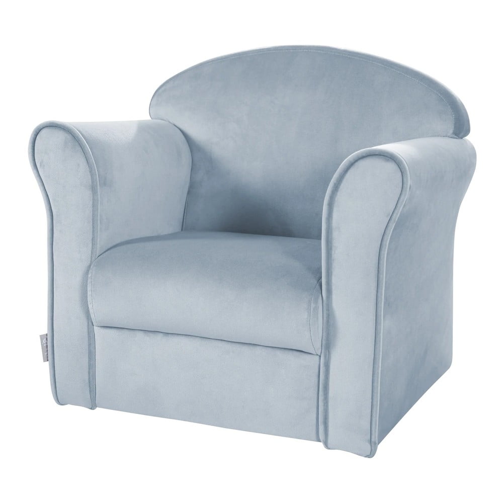 Fotoliu pentru copii albastru deschis cu tapițerie din catifea Lil Sofa – Roba Fotoliu pentru copii albastru deschis cu tapițerie din catifea Lil Sofa – Roba