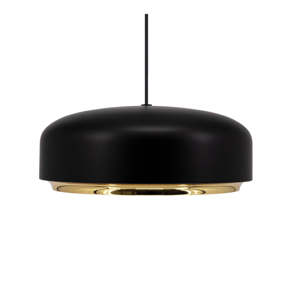 Lustră neagră LED cu abajur din metal ø 40 cm Hazel medium – UMAGE Lustră neagră LED cu abajur din metal ø 40 cm Hazel medium – UMAGE