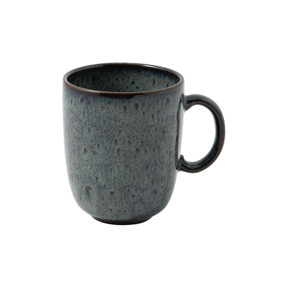 Cană din gresie ceramică Villeroy & Boch Like Lave, 400 ml, verde - gri Cană din gresie ceramică Villeroy & Boch Like Lave, 400 ml, verde - gri