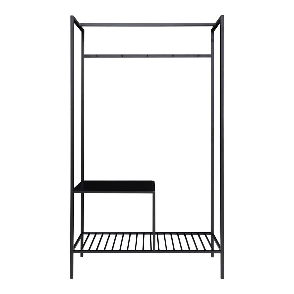 Dulap multifuncțional cu 2 rafturi House Nordic Vita, 170 x 101 cm, negru Dulap multifuncțional cu 2 rafturi House Nordic Vita, 170 x 101 cm, negru