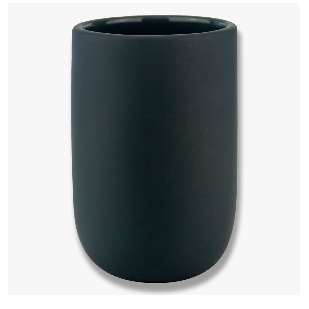 Suport pentru periuța de dinți gri antracit din ceramică Lotus – Mette Ditmer Denmark Suport pentru periuța de dinți gri antracit din ceramică Lotus – Mette Ditmer Denmark