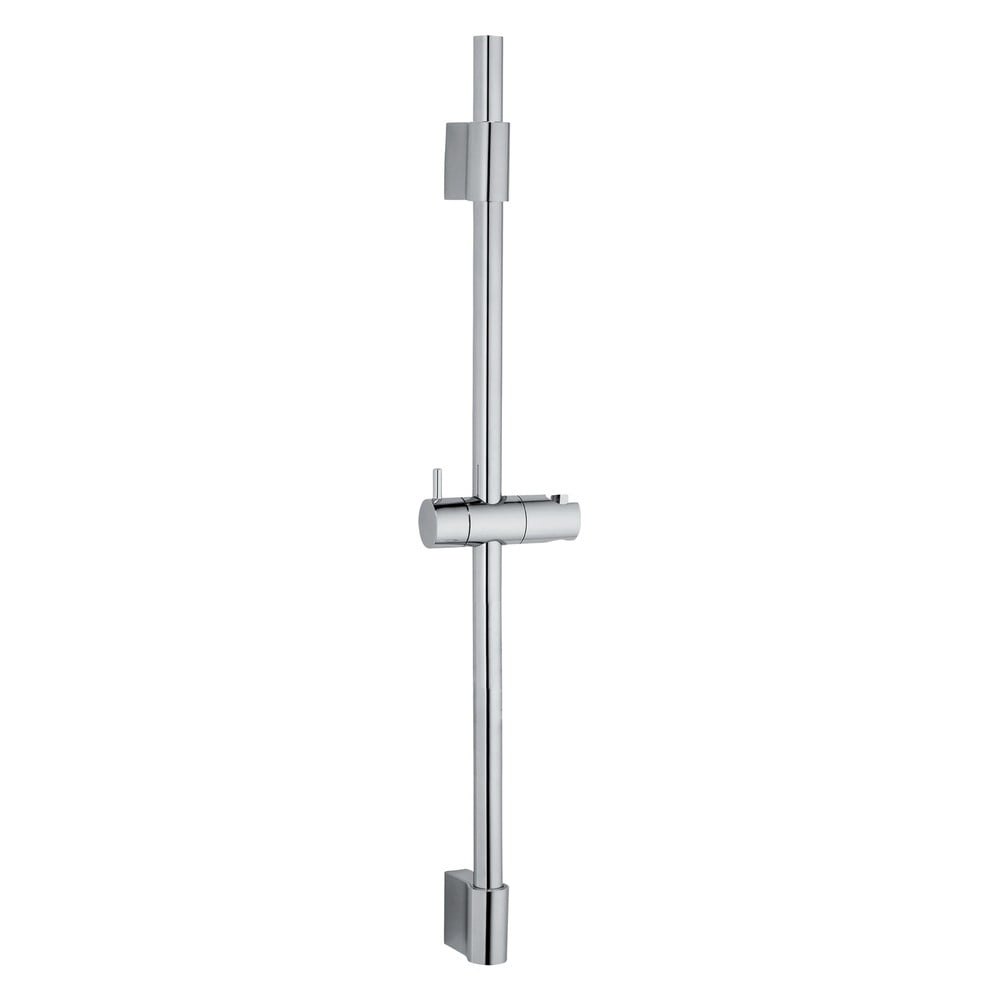 Tijă de duș argintiu-lucios de montat pe perete din oțel inoxidabil 70 cm Classic – Wenko Tijă de duș argintiu-lucios de montat pe perete din oțel inoxidabil 70 cm Classic – Wenko