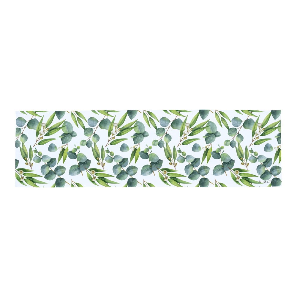 Napron din bumbac pentru masă Butter Kings Floating Eucalyptus, 40 x 140 cm, verde Napron din bumbac pentru masă Butter Kings Floating Eucalyptus, 40 x 140 cm, verde