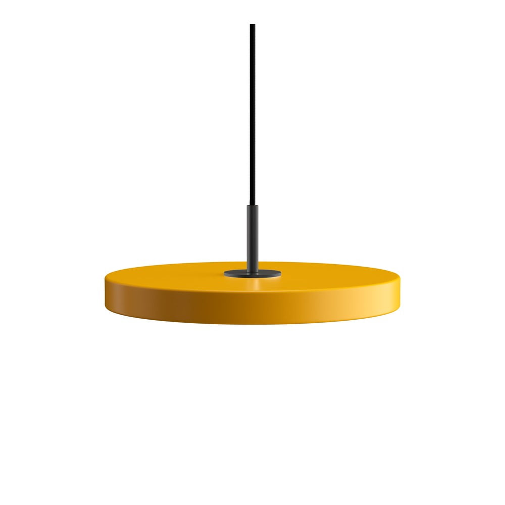 Lustră galben ocru LED cu abajur din metal ø 31 cm Asteria Mini – UMAGE Lustră galben ocru LED cu abajur din metal ø 31 cm Asteria Mini – UMAGE