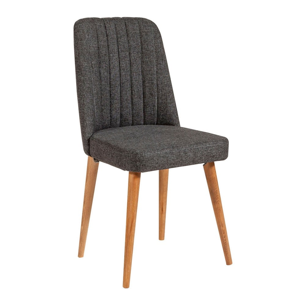 Scaun de dining gri antracit din catifea Stormi Sandalye – Kalune Design Scaun de dining gri antracit din catifea Stormi Sandalye – Kalune Design