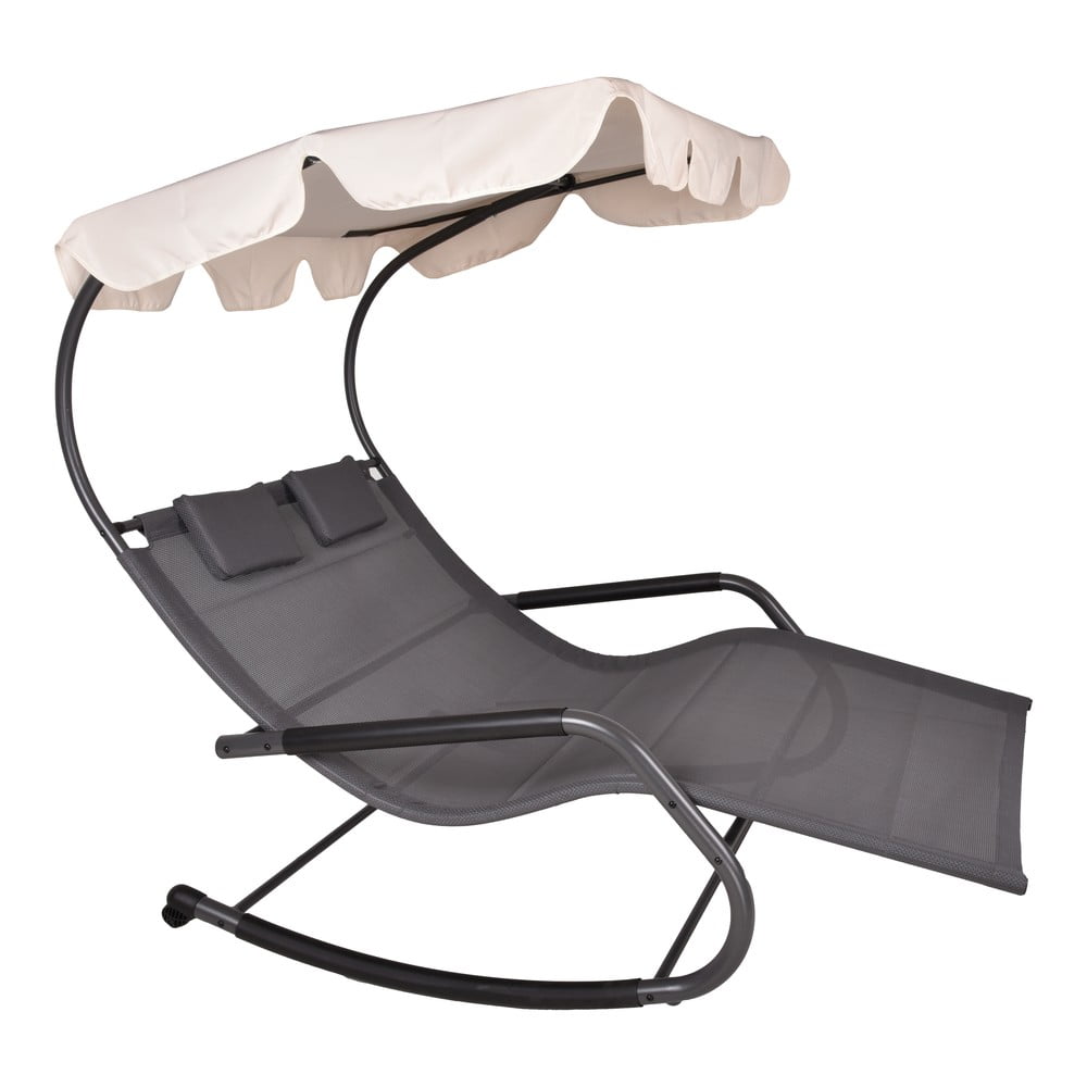 Fotoliu de grădină gri închis din metal/din plastic Serifos - Garden Pleasure Fotoliu de grădină gri închis din metal/din plastic Serifos - Garden Pleasure