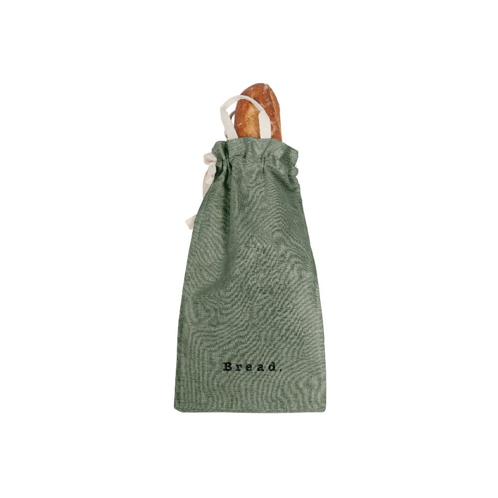 Săculeț textil pentru pâine Really Nice Things Bag Green Moss, înălțime 42 cm Săculeț textil pentru pâine Really Nice Things Bag Green Moss, înălțime 42 cm