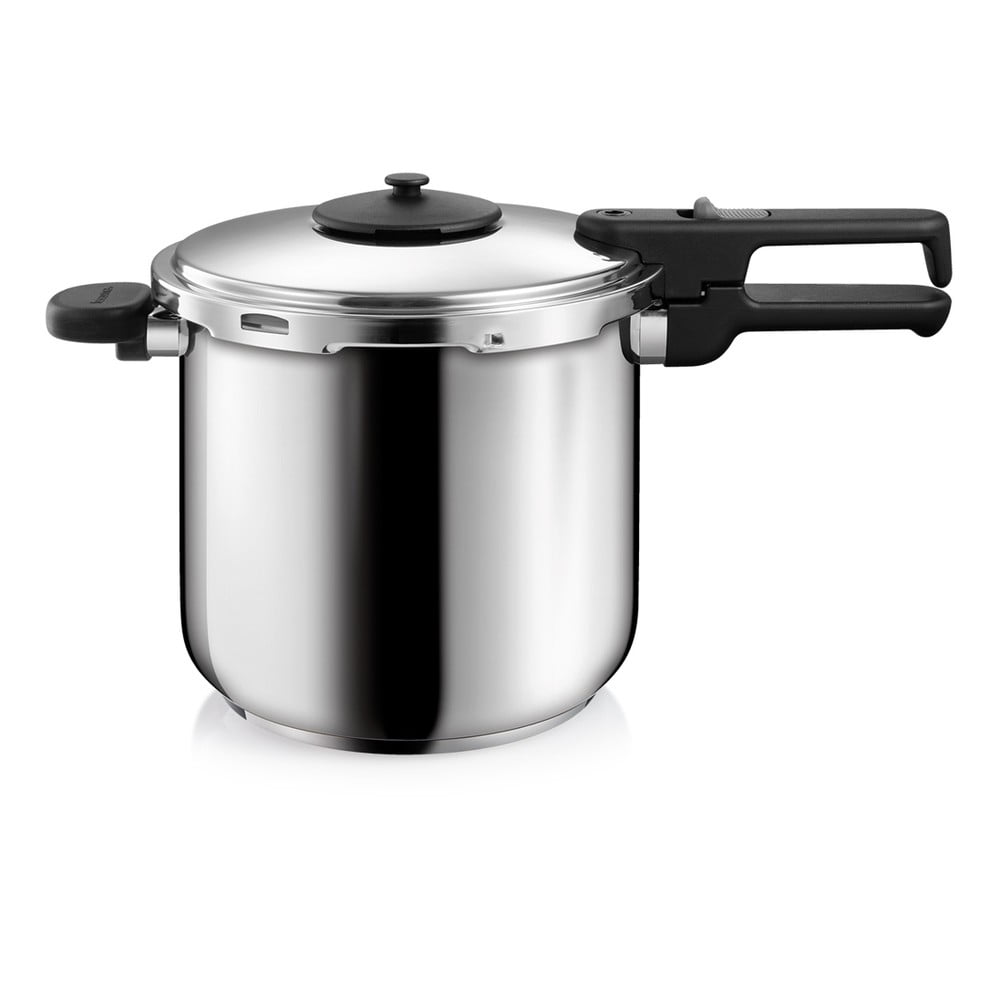 Oală sub presiune din oțel inoxidabil 7.5 l adecvată pentru plita cu inducție GrandChef – Tescoma Oală sub presiune din oțel inoxidabil 7.5 l adecvată pentru plita cu inducție GrandChef – Tescoma