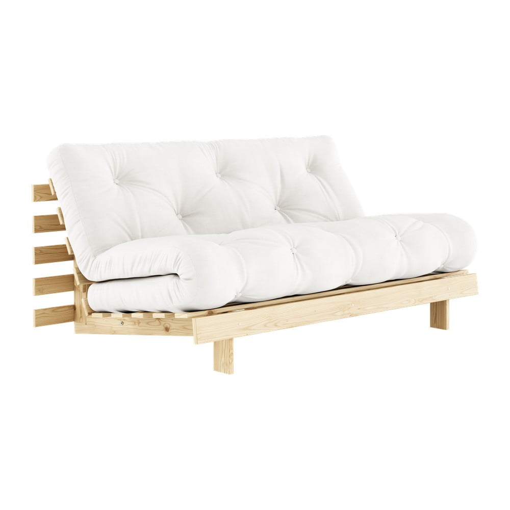Canapea în culoare naturală extensibilă 160 cm Roots - Karup Design Canapea în culoare naturală extensibilă 160 cm Roots - Karup Design