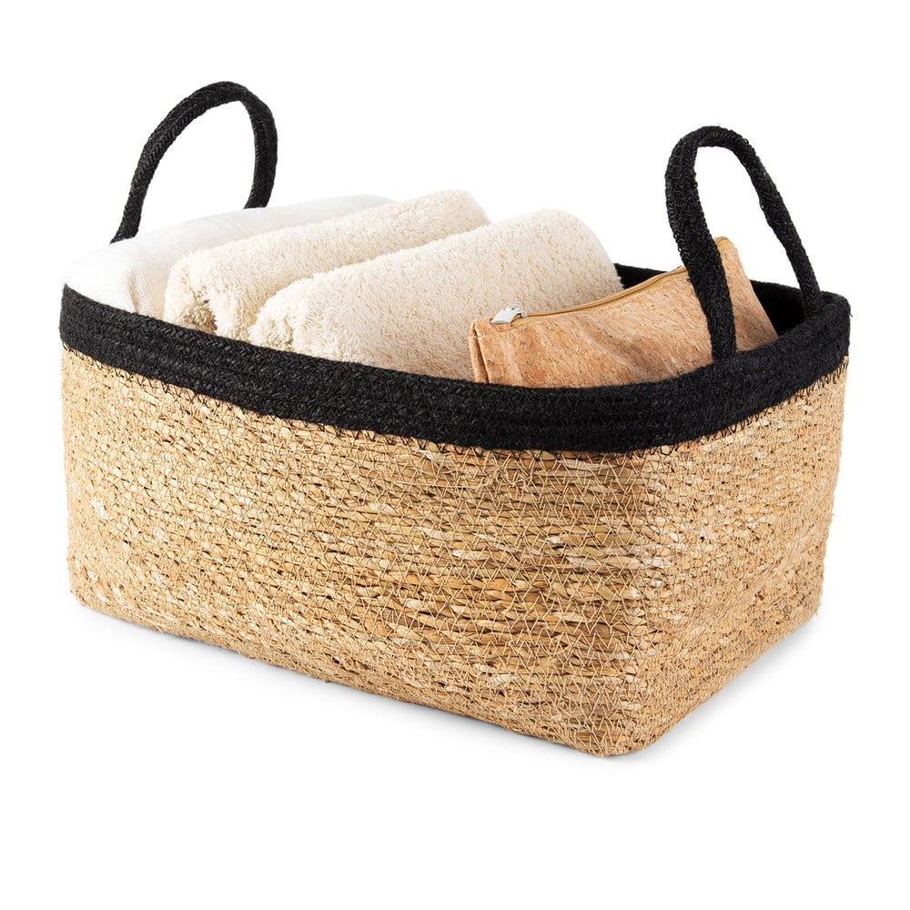 Coș de depozitare din iarbă de mare Compactor Natural, 34 x 23 cm Coș de depozitare din iarbă de mare Compactor Natural, 34 x 23 cm