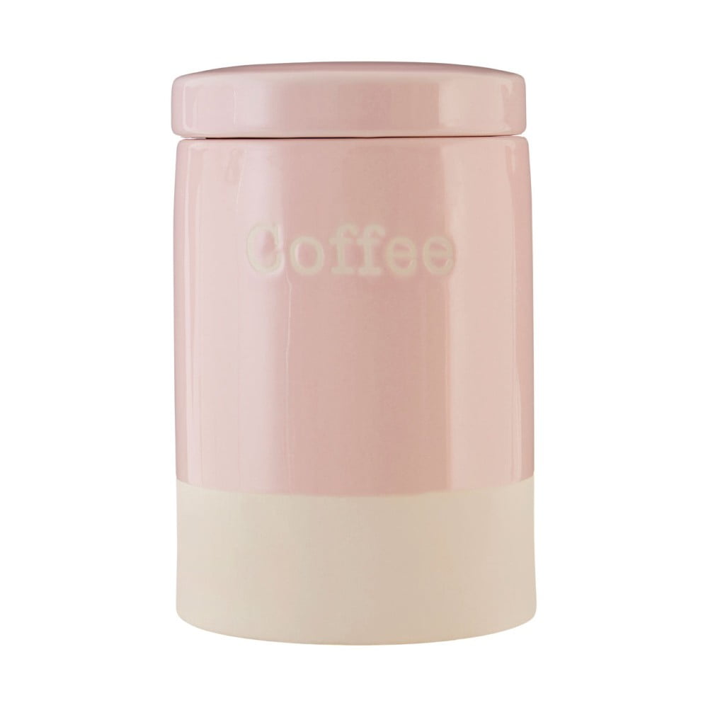 Recipient din ceramică pentru cafea Premier Housewares, 616 ml, roz Recipient din ceramică pentru cafea Premier Housewares, 616 ml, roz