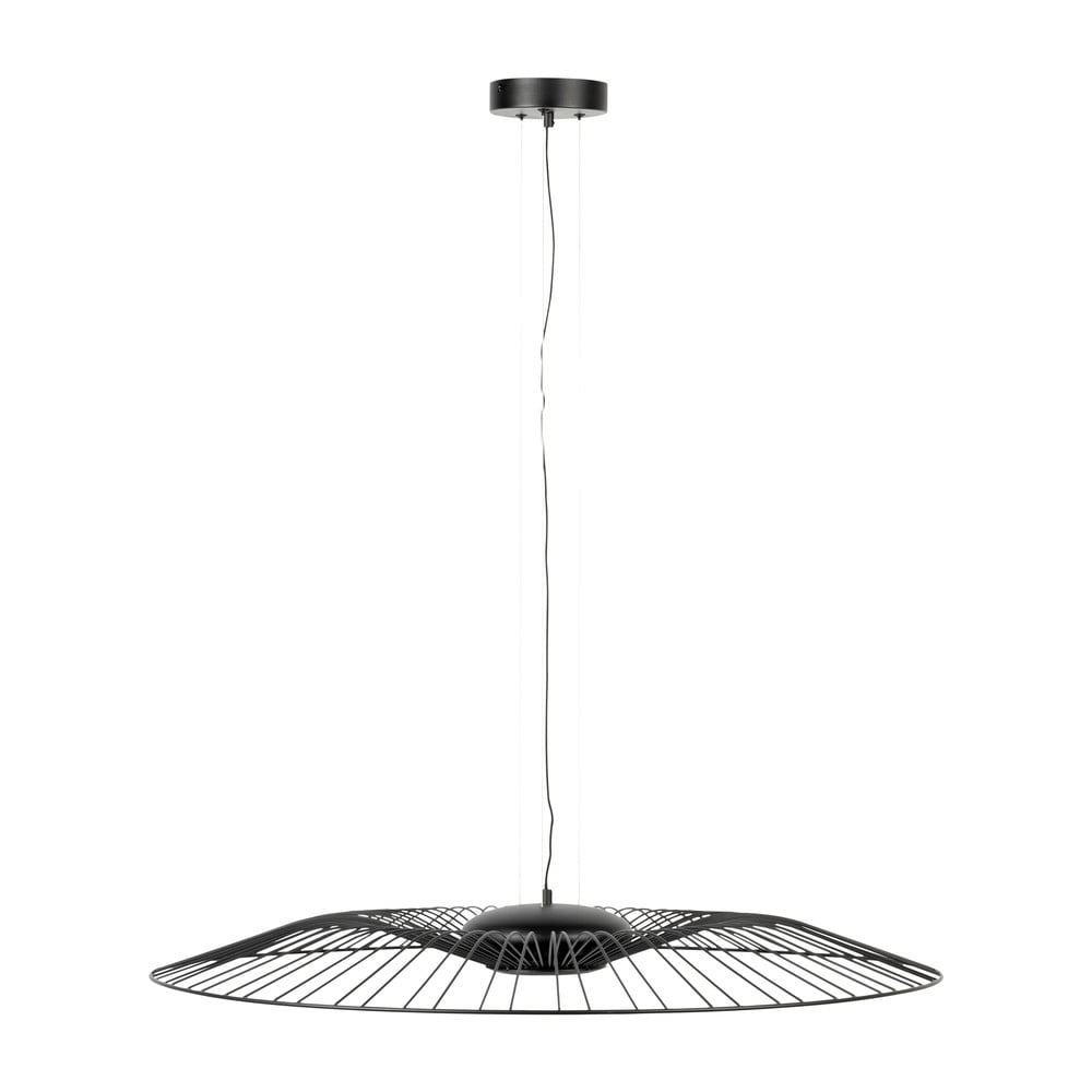 Lustră neagră LED cu intensitate reglabilă ø 90 cm Spider – Zuiver Lustră neagră LED cu intensitate reglabilă ø 90 cm Spider – Zuiver