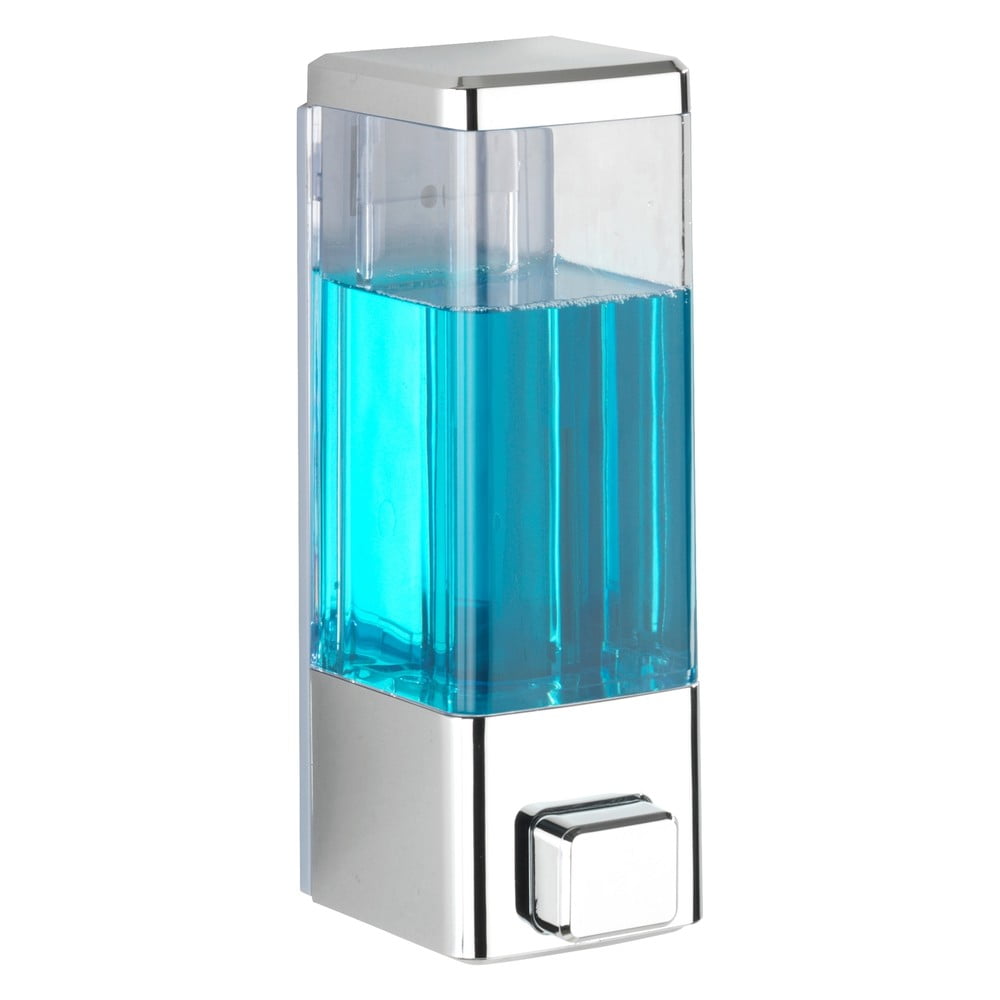 Dozator de săpun lichid argintiu de montat pe perete din plastic 0.32 l Istres – Wenko Dozator de săpun lichid argintiu de montat pe perete din plastic 0.32 l Istres – Wenko
