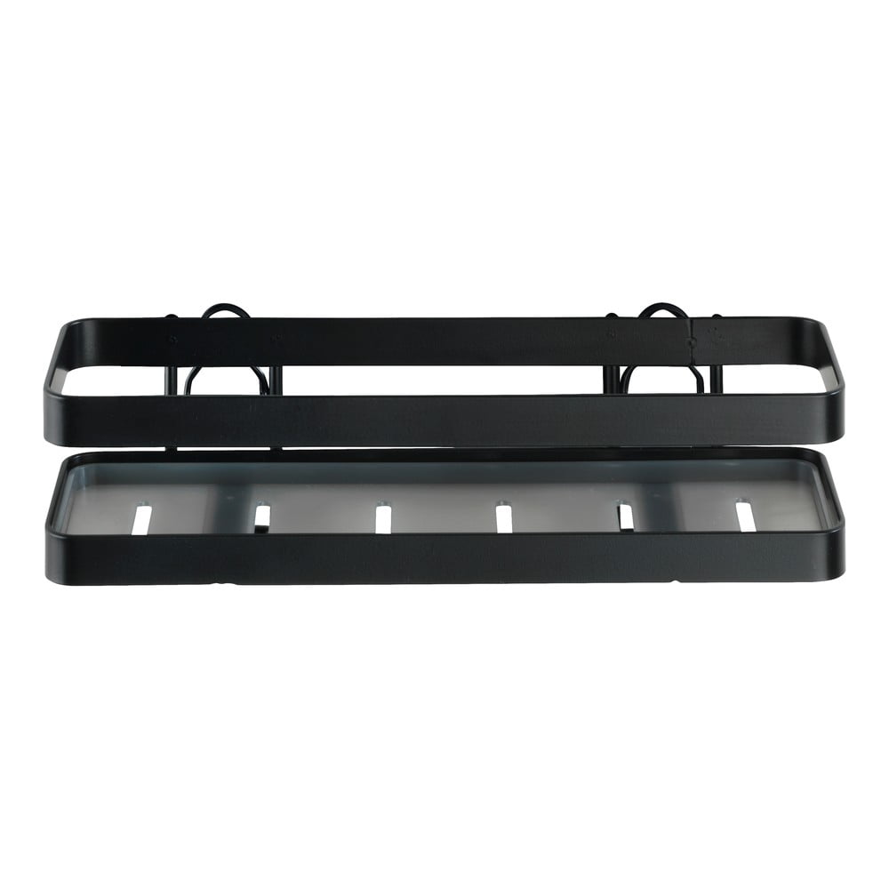 Raft de perete pentru bucătărie Wenko Turbo-Loc® Gala, lățime 22 cm, negru Raft de perete pentru bucătărie Wenko Turbo-Loc® Gala, lățime 22 cm, negru