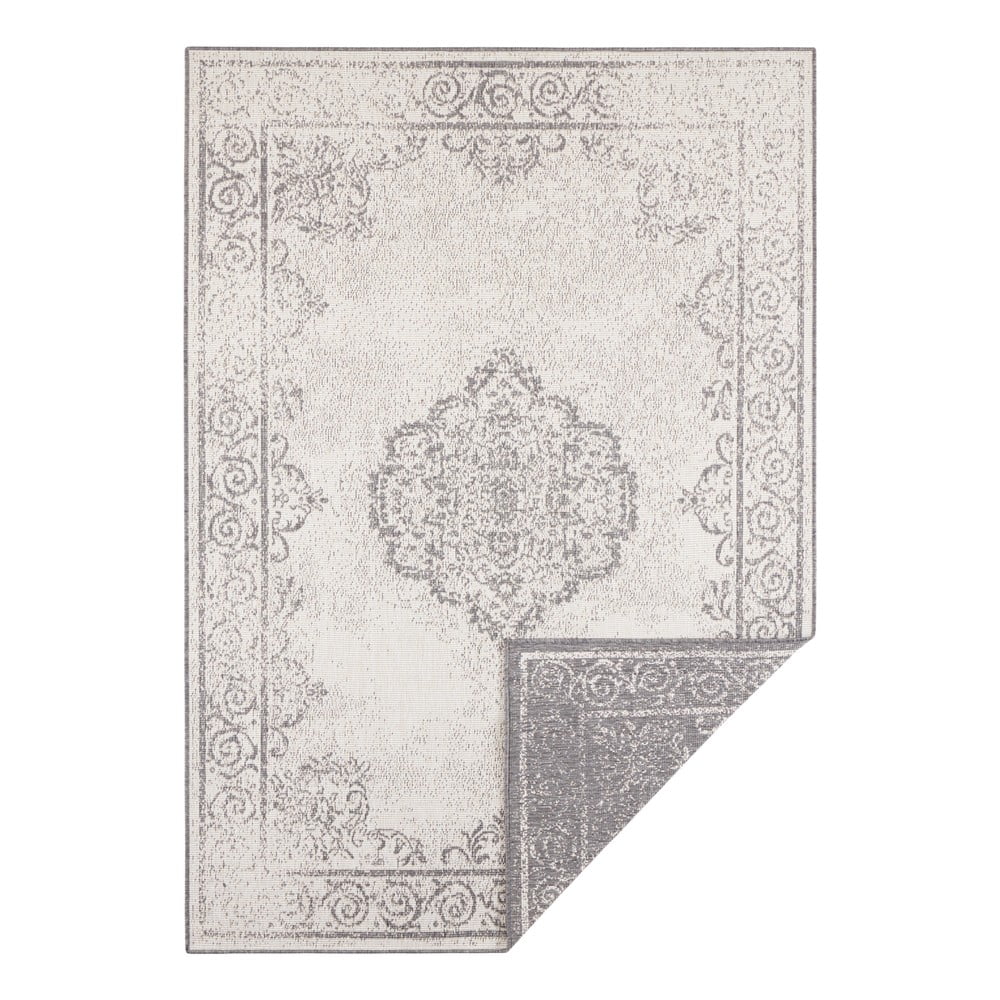 Covor adecvat pentru exterior NORTHRUGS Cebu, 80 x 150 cm, gri-crem Covor adecvat pentru exterior NORTHRUGS Cebu, 80 x 150 cm, gri-crem