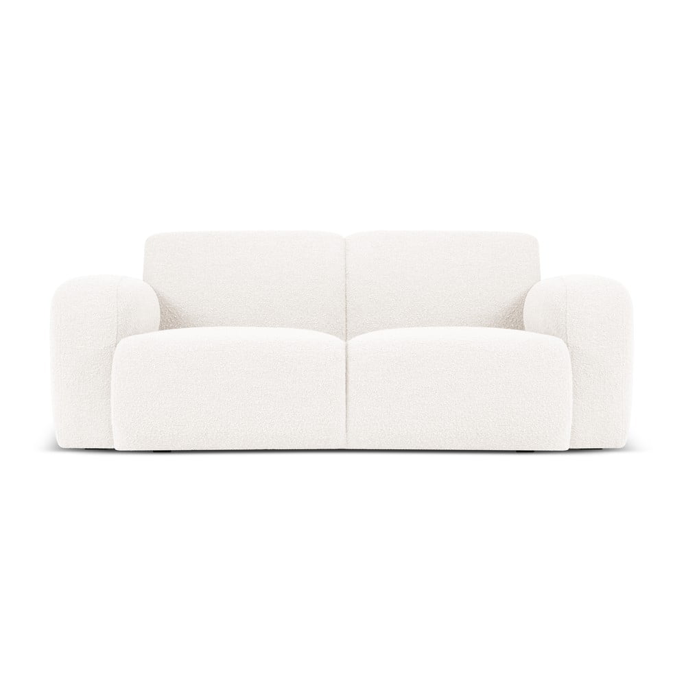 Canapea albă cu tapițerie din stofă bouclé 170 cm Molino – Micadoni Home Canapea albă cu tapițerie din stofă bouclé 170 cm Molino – Micadoni Home