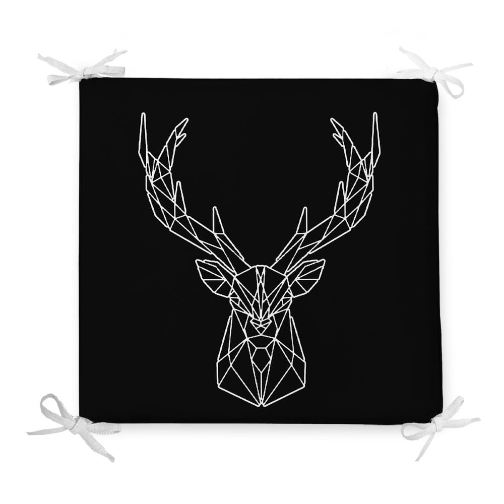 Pernă de scaun din amestec de bumbac Minimalist Cushion Covers Geometric Reindeer, 42 x 42 cm Pernă de scaun din amestec de bumbac Minimalist Cushion Covers Geometric Reindeer, 42 x 42 cm