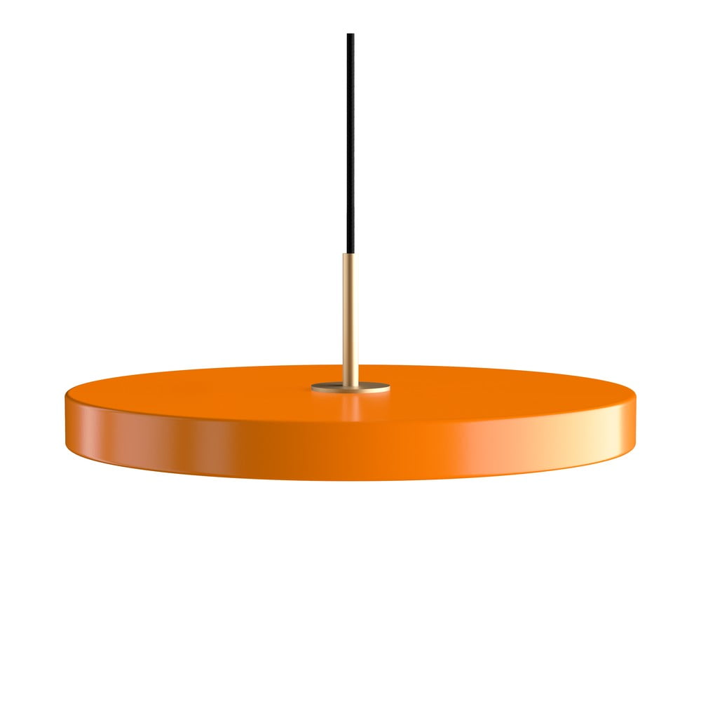 Lustră portocalie LED cu abajur din metal ø 43 cm Asteria Medium – UMAGE Lustră portocalie LED cu abajur din metal ø 43 cm Asteria Medium – UMAGE