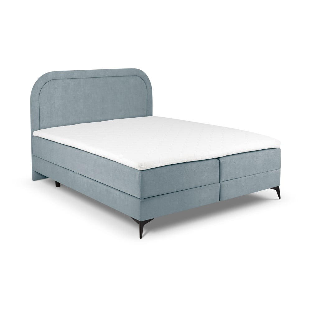 Pat boxspring 180x200 cm albastru deschis cu spațiu de depozitare Eclipse – Cosmopolitan Design Pat boxspring 180x200 cm albastru deschis cu spațiu de depozitare Eclipse – Cosmopolitan Design