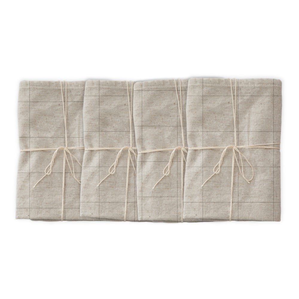 Set 4 șervețele textile Really Nice Things Grey Lines, 43 x 43 cm Set 4 șervețele textile Really Nice Things Grey Lines, 43 x 43 cm