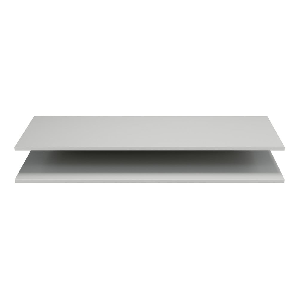 Rafturi suplimentare din lemn de pin gri deschis 2 buc. Organize – BePureHome Rafturi suplimentare din lemn de pin gri deschis 2 buc. Organize – BePureHome