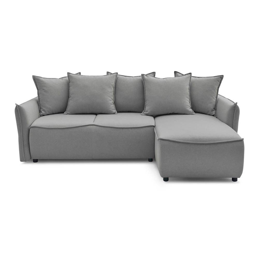 Colțar gri deschis extensibil (colț pe partea dreaptă) Leon – Bobochic Paris Colțar gri deschis extensibil (colț pe partea dreaptă) Leon – Bobochic Paris