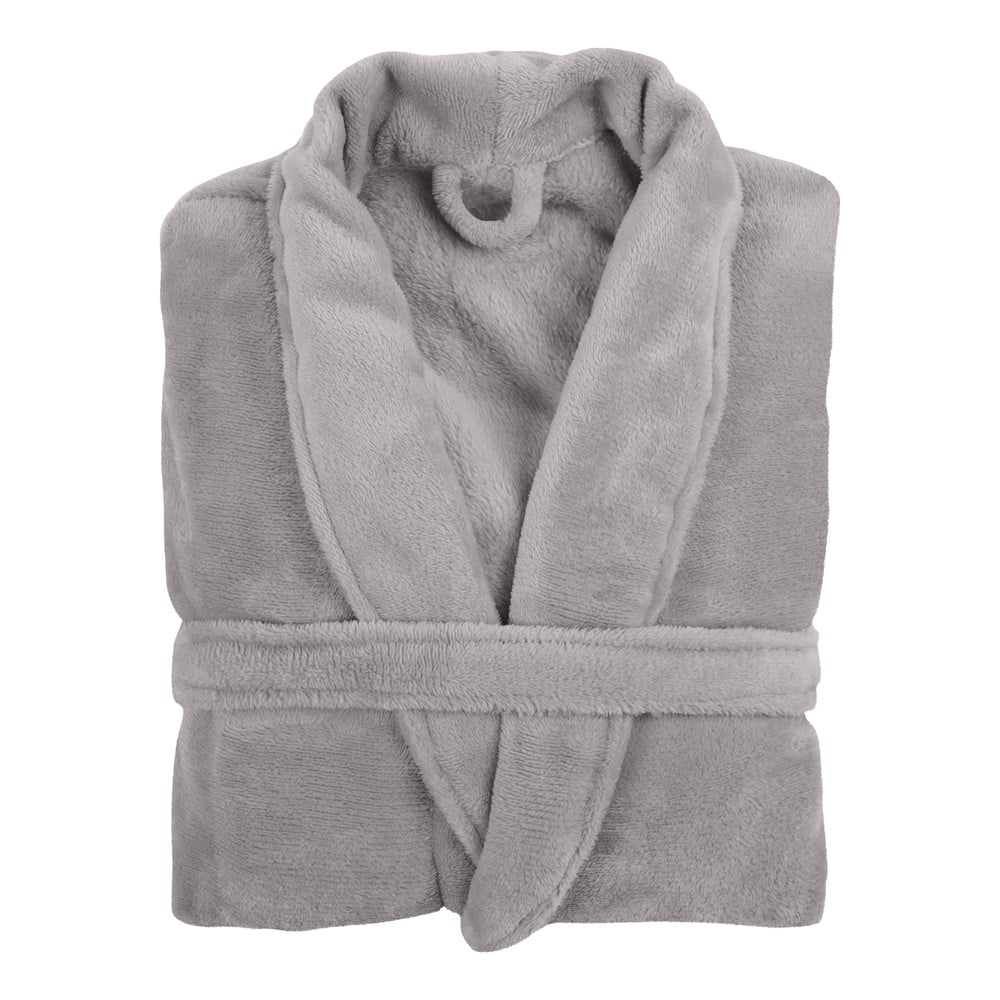 Halat de baie din pluș Tiseco Home Studio Cozy, S/M, gri deschis Halat de baie din pluș Tiseco Home Studio Cozy, S/M, gri deschis