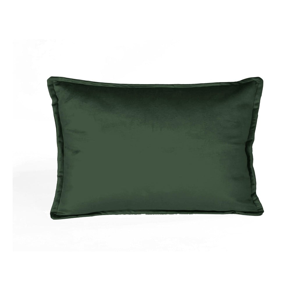 Pernă cu husă din catifea Velvet Atelier Dark, 50 x 35 cm, verde închis Pernă cu husă din catifea Velvet Atelier Dark, 50 x 35 cm, verde închis