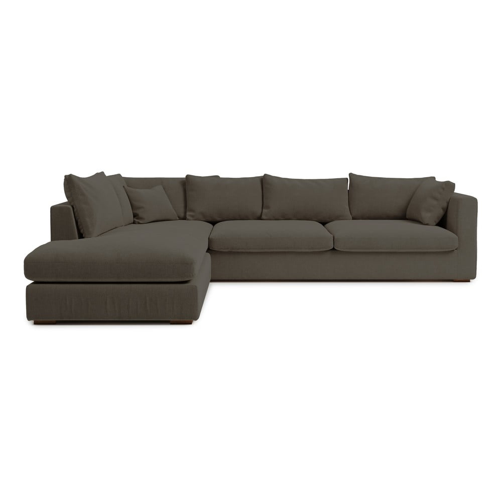 Colțar din catifea reiată gri închis (partea stângă ) Comfy – Scandic Colțar din catifea reiată gri închis (partea stângă ) Comfy – Scandic