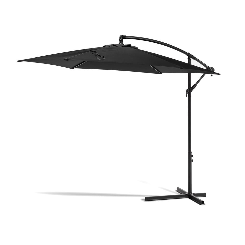Umbrelă de soare neagră fără suport ø 300 cm Happy Sun - Bonami Essentials Umbrelă de soare neagră fără suport ø 300 cm Happy Sun - Bonami Essentials