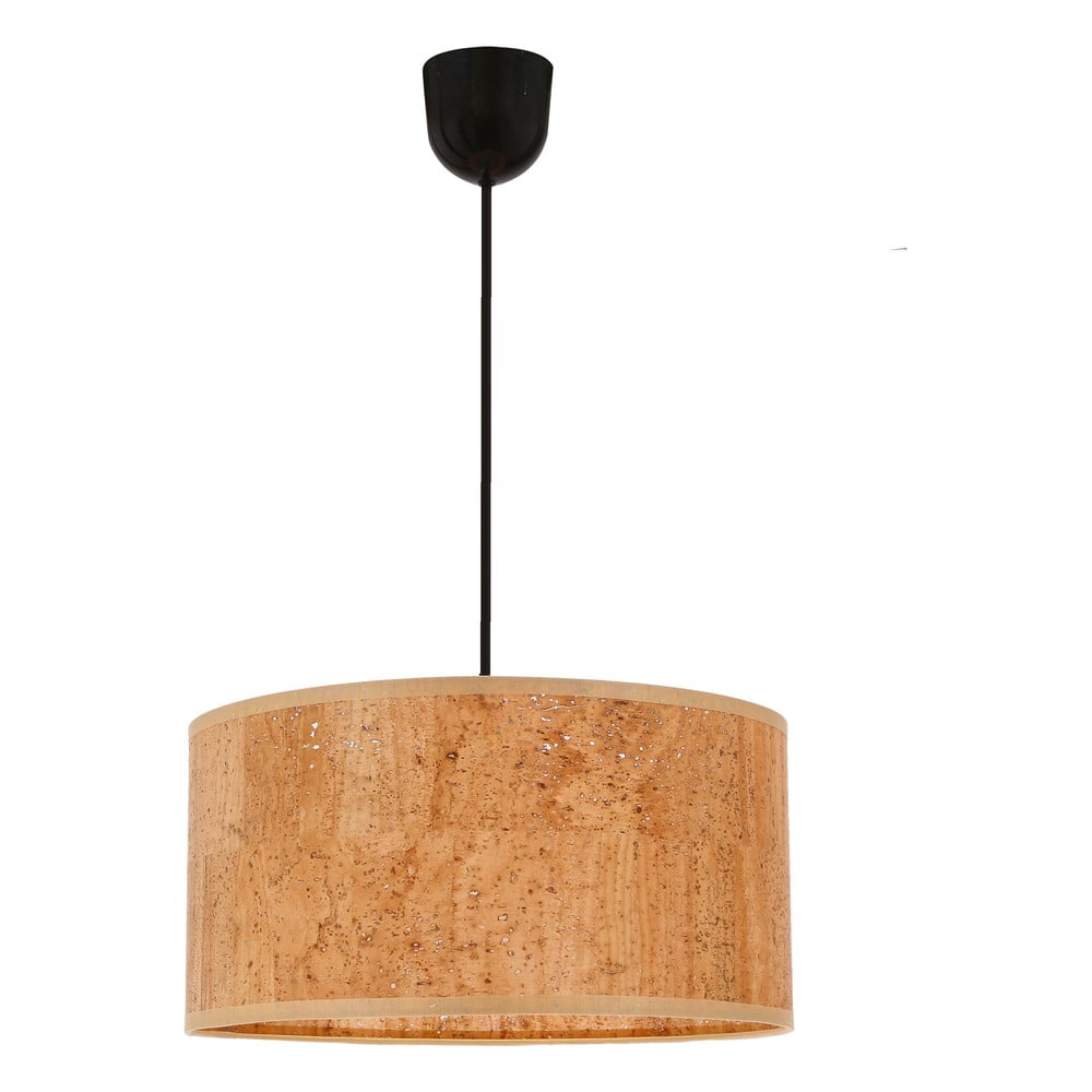 Lustră maro coniac cu abajur textil ø 30 cm Ecoline – Candellux Lighting Lustră maro coniac cu abajur textil ø 30 cm Ecoline – Candellux Lighting