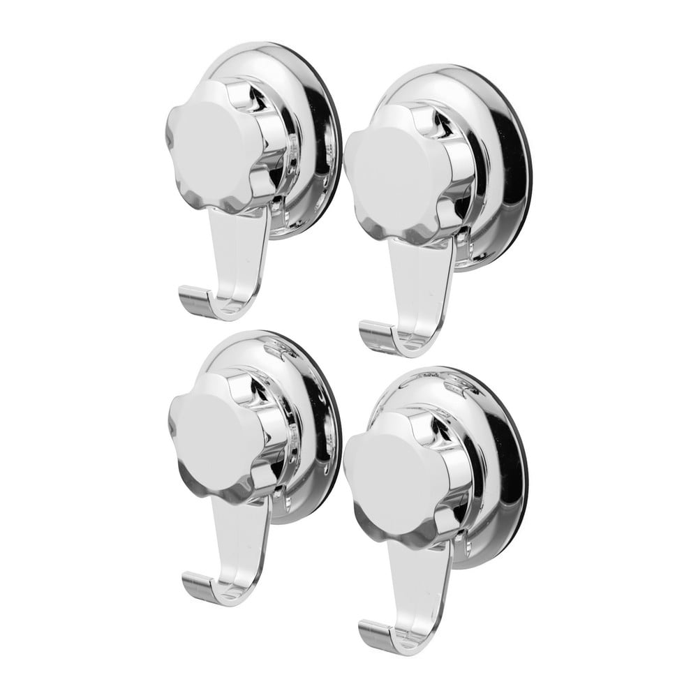 Cârlige argintii 4 buc. autoadezive din metal Bestlock Bath – Compactor Cârlige argintii 4 buc. autoadezive din metal Bestlock Bath – Compactor