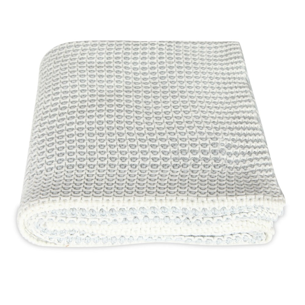 Pătură din bumbac pentru copii Homemania Decor Lucky 90 x 90 cm, gri deschis Pătură din bumbac pentru copii Homemania Decor Lucky 90 x 90 cm, gri deschis