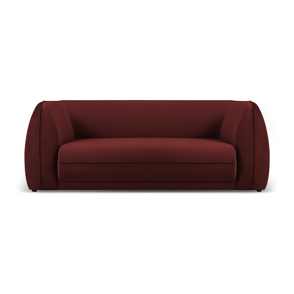 Canapea roșie cu tapițerie din catifea 190 cm Lando – Micadoni Home Canapea roșie cu tapițerie din catifea 190 cm Lando – Micadoni Home