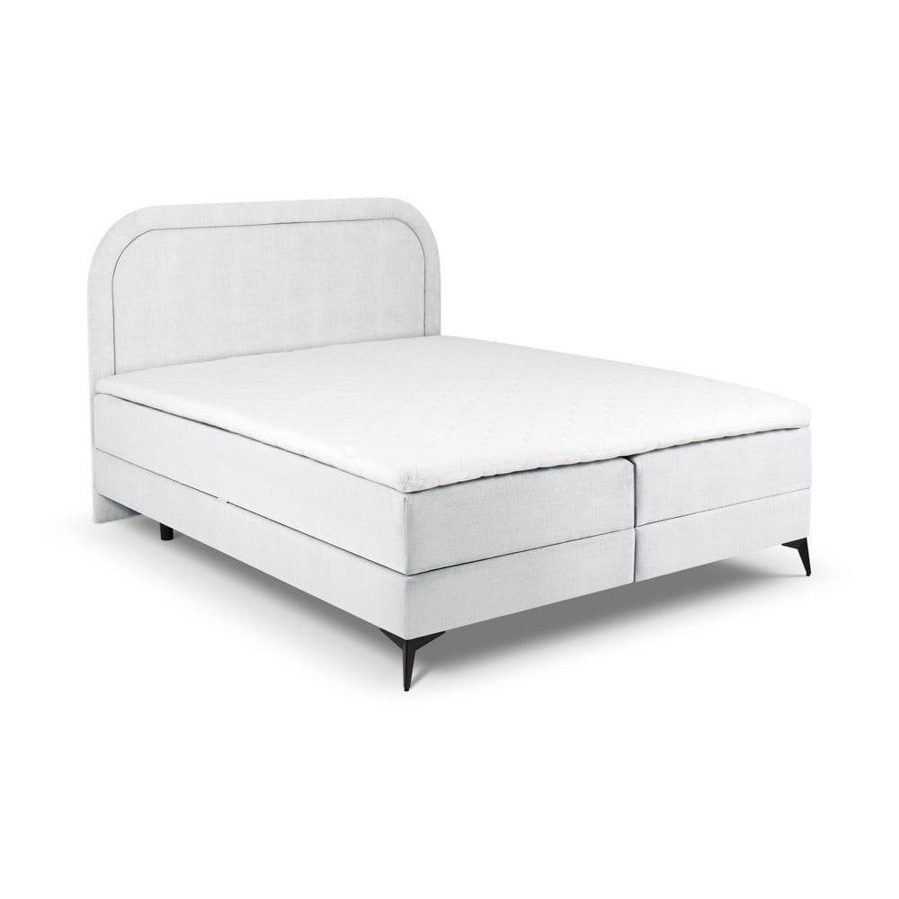 Pat boxspring 180x200 cm gri deschis cu spațiu de depozitare Eclipse – Cosmopolitan Design Pat boxspring 180x200 cm gri deschis cu spațiu de depozitare Eclipse – Cosmopolitan Design