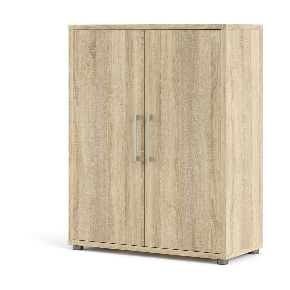 Bibliotecă modulară cu aspect de lemn de stejar 89x113 cm Prima – Tvilum Bibliotecă modulară cu aspect de lemn de stejar 89x113 cm Prima – Tvilum