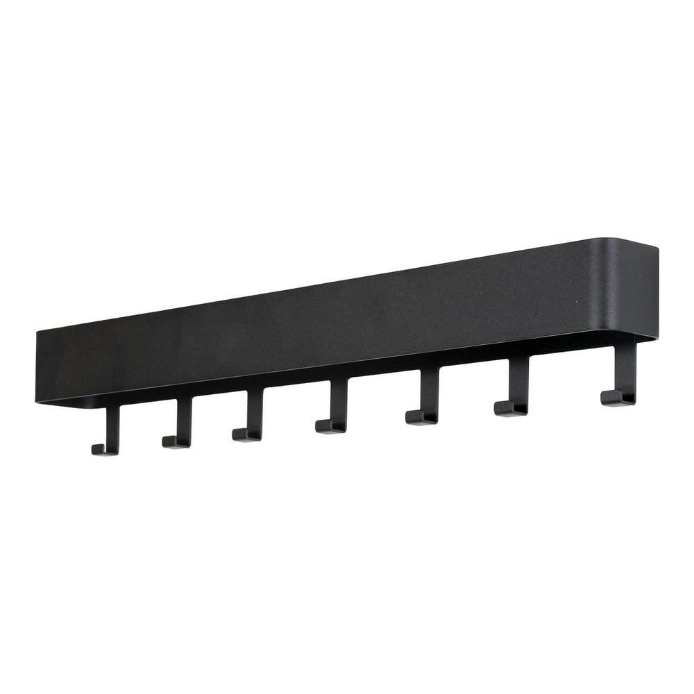 Cuier de perete negru cu raft din metal Dax Play – Spinder Design Cuier de perete negru cu raft din metal Dax Play – Spinder Design