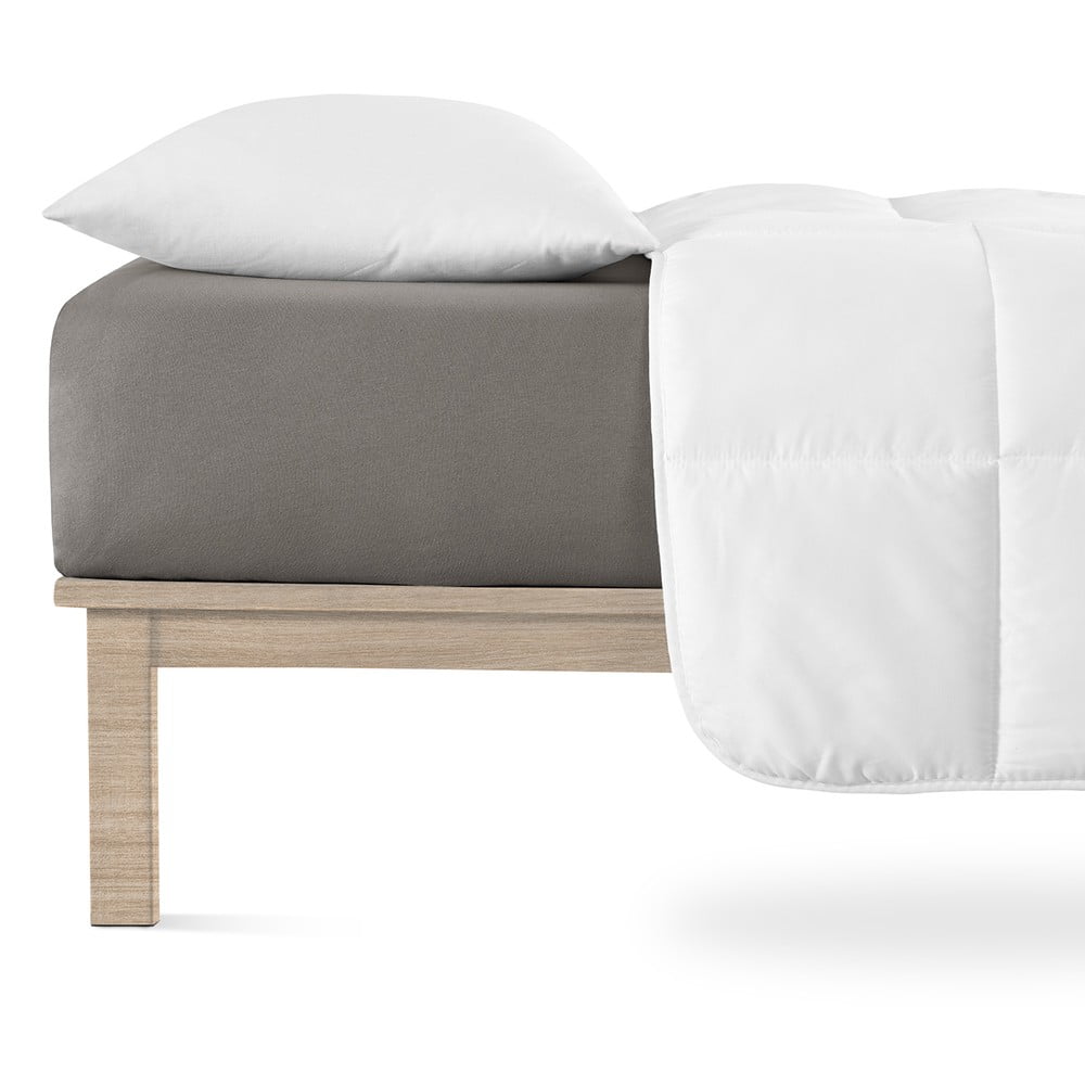 Cearceaf gri închis din jerseu cu elastic 180x200 cm Boxspring – Andrea Simone Cearceaf gri închis din jerseu cu elastic 180x200 cm Boxspring – Andrea Simone