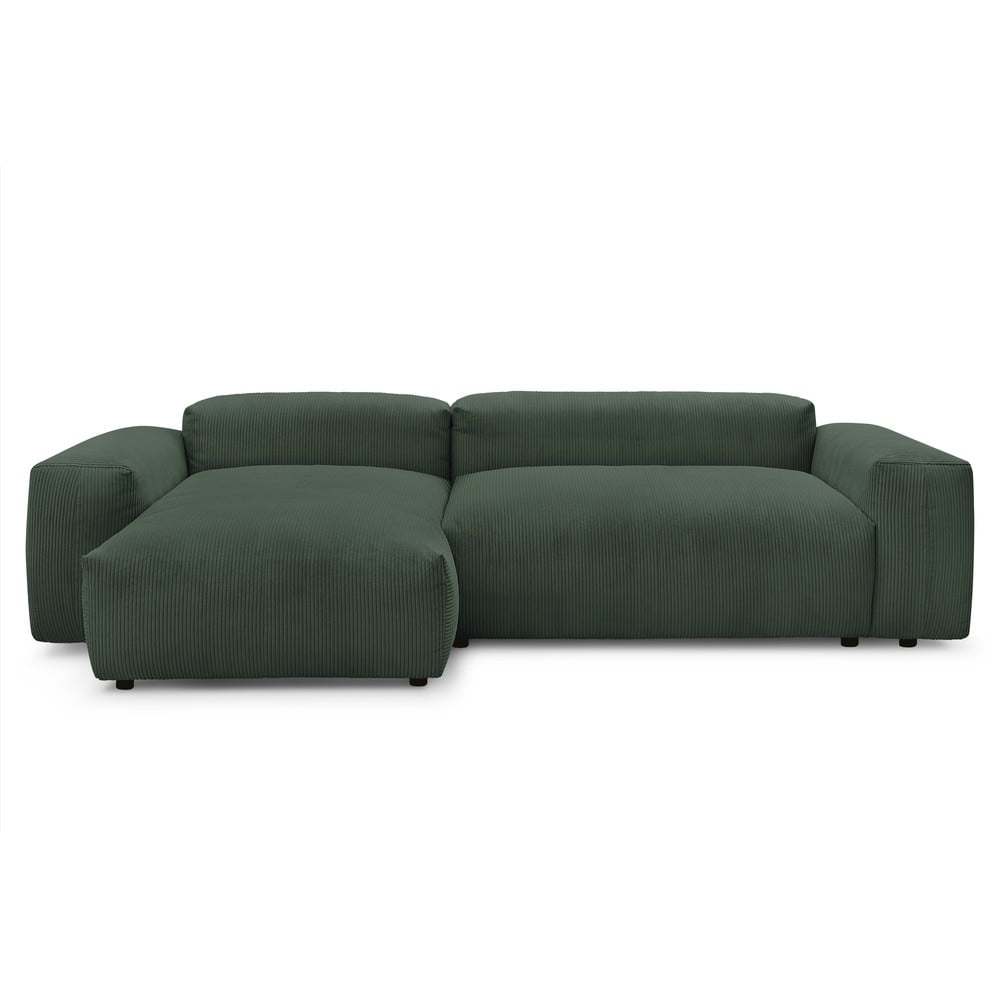 Colțar din catifea reiată verde închis (colț stânga) Lafayette - Bobochic Paris Colțar din catifea reiată verde închis (colț stânga) Lafayette - Bobochic Paris