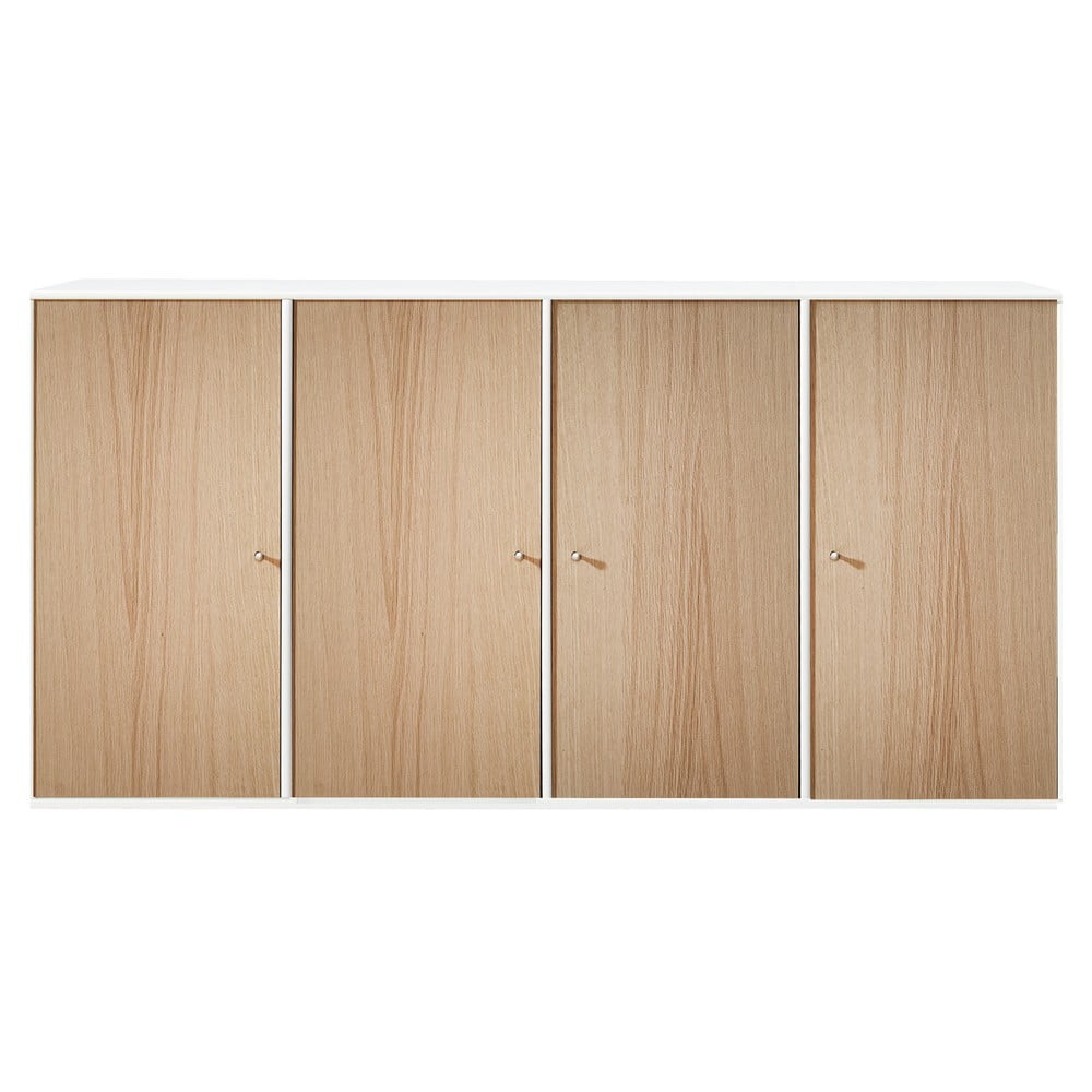 Comodă de perete cu aspect de lemn de stejar Hammel Mistral Kubus, 136 x 69 cm Comodă de perete cu aspect de lemn de stejar Hammel Mistral Kubus, 136 x 69 cm