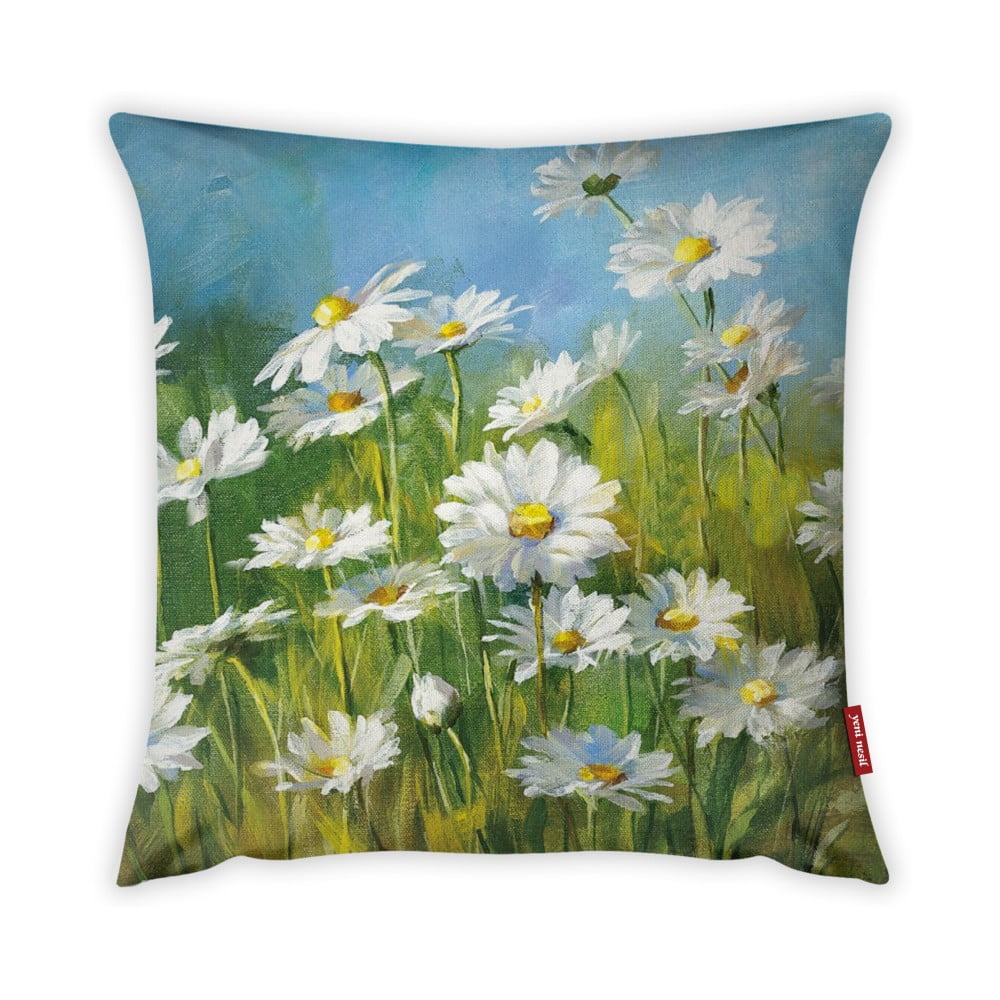 Față de pernă cu amestec din bumbac Vitaus Summer Field, 43 x 43 cm Față de pernă cu amestec din bumbac Vitaus Summer Field, 43 x 43 cm