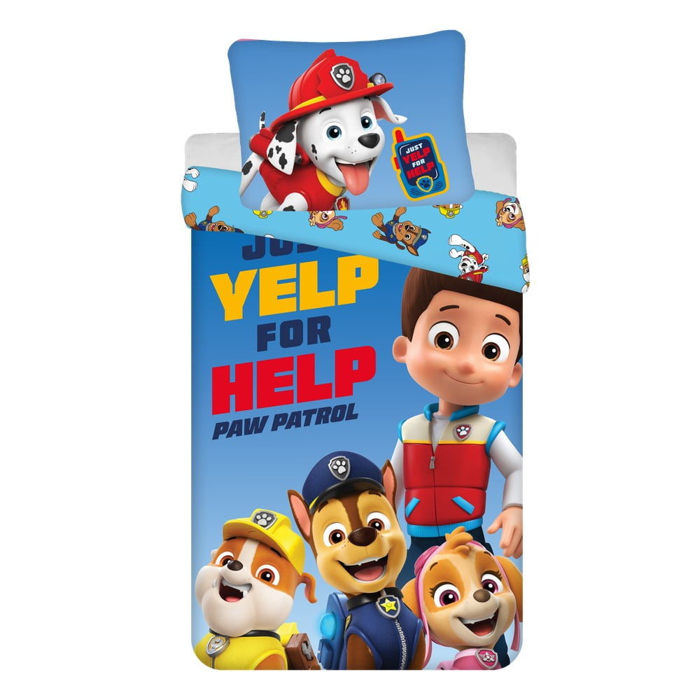 Lenjerie de pat pentru copii din bumbac pentru pat de o persoană 140x200 cm Paw Patrol – Jerry Fabrics Lenjerie de pat pentru copii din bumbac pentru pat de o persoană 140x200 cm Paw Patrol – Jerry Fabrics