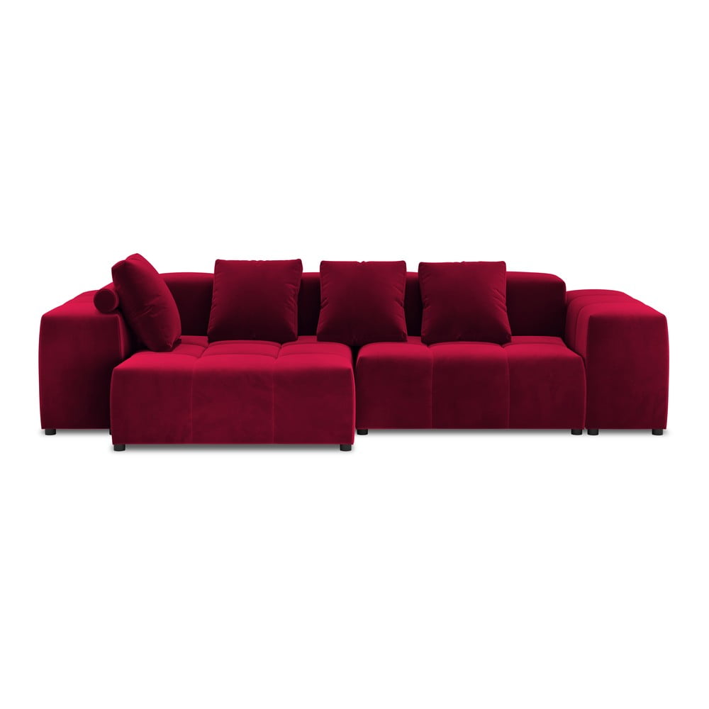 Colțar roșu cu tapițerie din catifea (variabil) Rome Velvet - Cosmopolitan Design Colțar roșu cu tapițerie din catifea (variabil) Rome Velvet - Cosmopolitan Design